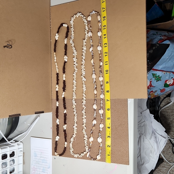 Lot of 3 Long Sea Shell Necklace - Picture 5 of 5